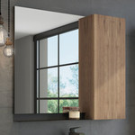 Тумба подвесная с раковиной Comforty Кёльн 90 см, дуб тёмный фото 2