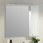 Зеркало-шкаф Comforty Сочи 85 см, белый фото 