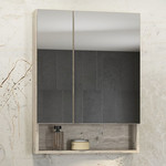 Тумба подвесная с раковиной Comforty Парма 60 см, дуб дымчатый фото 2