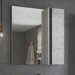 Тумба подвесная с раковиной Comforty Эдинбург 75 см, бетон светлый фото 2