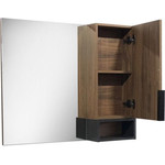 Пенал подвесной Comforty Штутгарт 40 см, дуб тёмно-коричневый фото 8