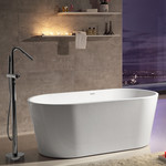 Ванна отдельностоящая Abber AB9203-1.6 160x80 см, Размер - мм: 1600х800 фото 