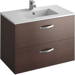 Тумба подвесная с раковиной Jacob Delafon Ola 80 см EB391RU-NR, темный дуб фото 