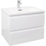 Тумба подвесная с раковиной Jacob Delafon Madeleine 60 см EB2052-J5, белый глянцевый фото 