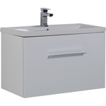 Зеркало-шкаф Aquanet Порто 80 см 195728, белый фото 2