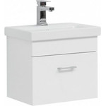 Тумба подвесная с раковиной Aquanet Нота 50 (Moduo Slim) 246955, белый фото 