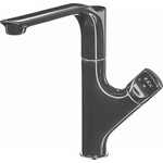 Смеситель для ванны E.C.A. Myra 104502470EX, черный фото 4