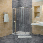 Душевое ограждение RGW HO-62 100х130 см 03066213-11 (стекло 8 мм), хром/прозрачное фото 