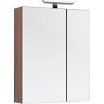 Зеркало-шкаф Aquanet Нью-Йорк 70 см 203952, орех фото 