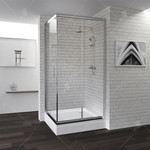 Душевое ограждение RGW PA-31 100х100 см 02083100-11, хром/прозрачное фото 