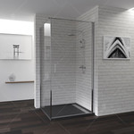 Душевое ограждение RGW PA-33 100х100 см 04083300-11, хром/прозрачное фото 