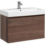 Пенал подвесной Aquanet Нью-Йорк 35 см 203956, орех фото 6