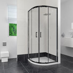 Душевое ограждение RGW CL-53B 90х90 см 06095399-14, черный/прозрачное фото 