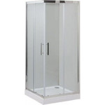 Душевое ограждение Aquanet Delta Cube NPE1142 90x90 см (стекло 8 мм), хром/прозрачное фото 