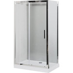 Душевое ограждение Aquanet Delta NPE1131 150x80 см (стекло 8 мм), хром/прозрачное фото 