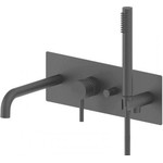 Смеситель для ванны Paffoni Light LIG001NO, чёрный матовый фото 