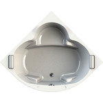 Ванна акриловая Радомир Сорренто 130x130 см (в комплекте каркас и сифон), Размер - мм: 1300х1300 фото 