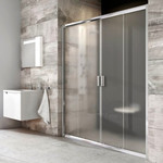 Душевая дверь Ravak Blix BLDP4 140 см 0YVM0100Z1 белый/прозрачное фото 