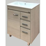 Тумба напольная с раковиной Comforty Марио 75 см, сосна лоредо фото 