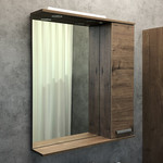 Пенал напольный Comforty Марио 40 см, дуб тёмный фото 5