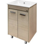 Тумба напольная с раковиной Comforty Марио 60 см, сосна лоредо фото 