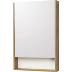 Зеркало-шкаф Акватон Сканди 55 см 1A252102SDZ90, белый/дуб рустикальный фото 