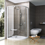 Душевое ограждение Ravak Pivot PSKK3 90 см 37677101Z1 белый/прозрачное фото 