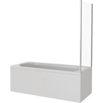 Шторка для ванны Bas Screen WTW-170-C-CH 1700х1400 мм, хром/прозрачное фото 4