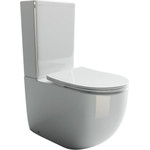 Унитаз-компакт безободковый ceramicanova Metropol CN4001 с тонкой крышкой микролифт фото 