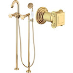 Смеситель для ванны Cezares APHRODITE-VDP-03/24-O, золото, Цвет производителя: золото фото 