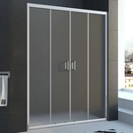 Душевая дверь Veconi Vianno 120 см VN45-120-02-19C1, хром/матовое фото 