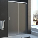 Душевая дверь Veconi Vianno 130 см VN46-130-02-19C1, хром/матовое фото 