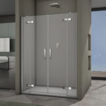 Душевая дверь Veconi Vianno 140 см VN65-140-01-19C3, хром/прозрачное фото 