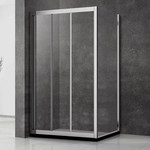 Душевое ограждение Veconi Rovigo 110х90 см RV031-11090-01-C5, хром/прозрачное фото 