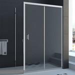 Душевое ограждение Veconi Rovigo 100х120 см RV046-100120PR-01-19C1, хром/прозрачное фото 