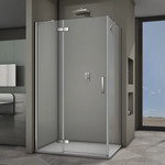 Душевое ограждение Veconi Rovigo 120х80 см RV064-12080PR-01-19C3, хром/прозрачное фото 