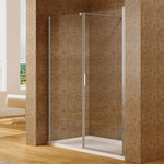 Душевая дверь Aquanet Cinetic AE12-N-90H190U-CT + AE12-F-80H190U-CT 170 см, хром/прозрачное фото 