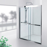 Душевая дверь Aquanet Delta NPD6122 120 см (стекло 8 мм), хром/прозрачное фото 