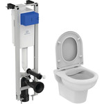 Инсталляция Ideal Standard ProSys Eco Frame M с подвесным безободковым унитазом Exacto X022601 фото 