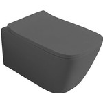 Биде подвесное ArtCeram A16 ASB001 17 00, чёрный матовый фото 2