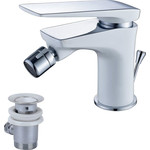 Смеситель для ванны Lemark Allegro LM5914CW, хром/белый фото 4