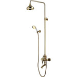 Душевая стойка для ванны Lemark Brava LM4762G, золото фото 