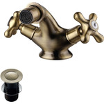 Смеситель для ванны Lemark Vintage LM2812B, бронза фото 4