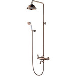 Душевая стойка для ванны Lemark Spark LM6762RG, розовое золото фото 