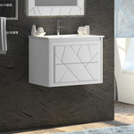 Пенал подвесной Opadiris Луиджи 35 см, универсальный, белый матовый фото 2