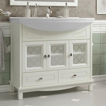 Тумба напольная с раковиной Opadiris Омега 85 см, слоновая кость фото 