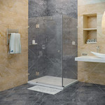 Душевое ограждение RGW HO-44 100х90 см 01064490-11 (стекло 8 мм), хром/прозрачное фото 