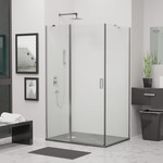 Душевое ограждение RGW LE-44 110х90 см 06124419-11, хром/прозрачное фото 