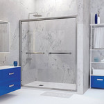 Душевая дверь RGW TO-10 200 см 01071020-11 (стекло 8 мм), хром/прозрачное фото 