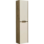 Тумба подвесная с раковиной Акватон Оливия 55 см 1A254201OLVG0, бежевый/дуб веллингтон фото 3